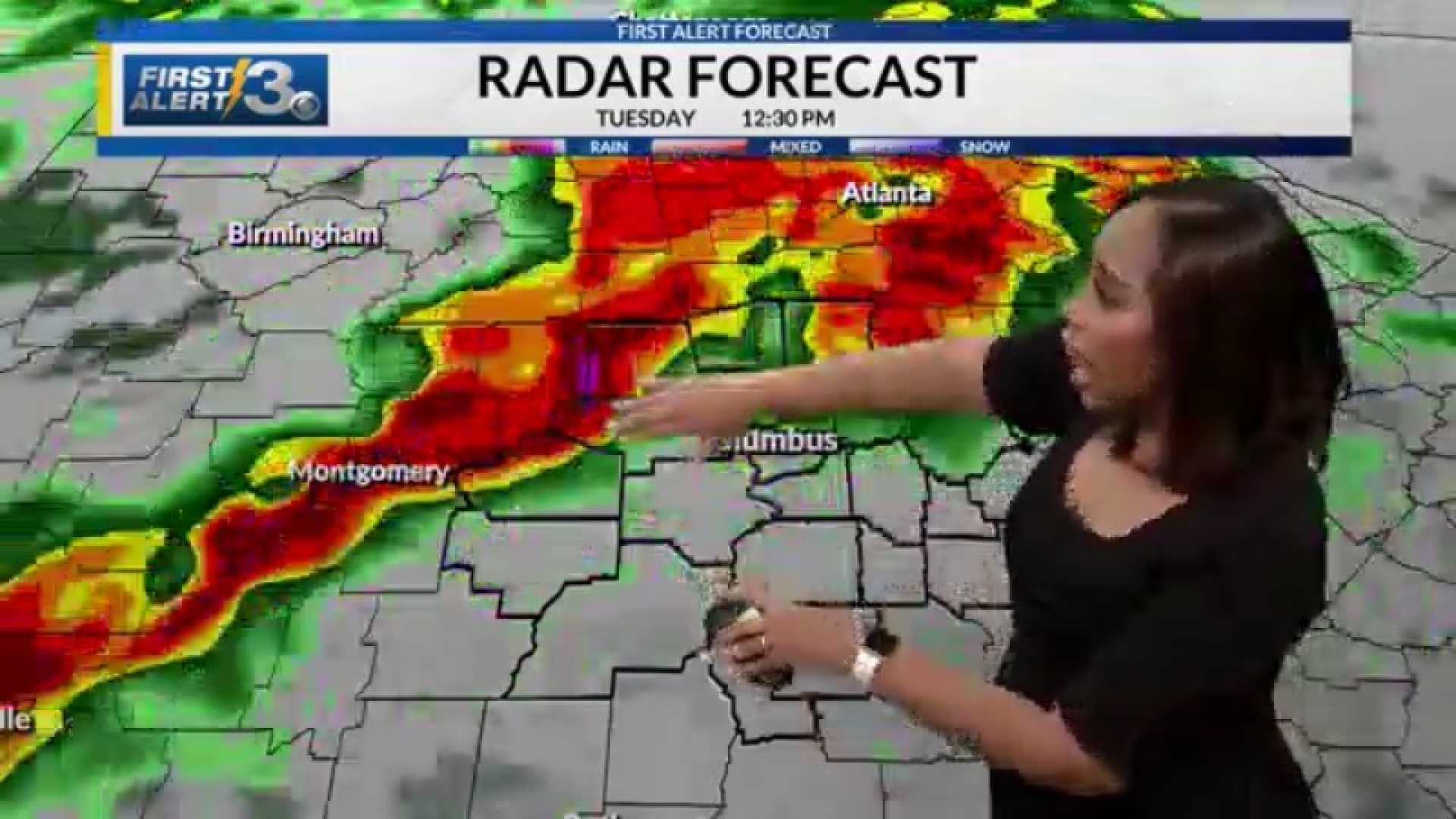 Chattahoochee Valley Storm Forecast