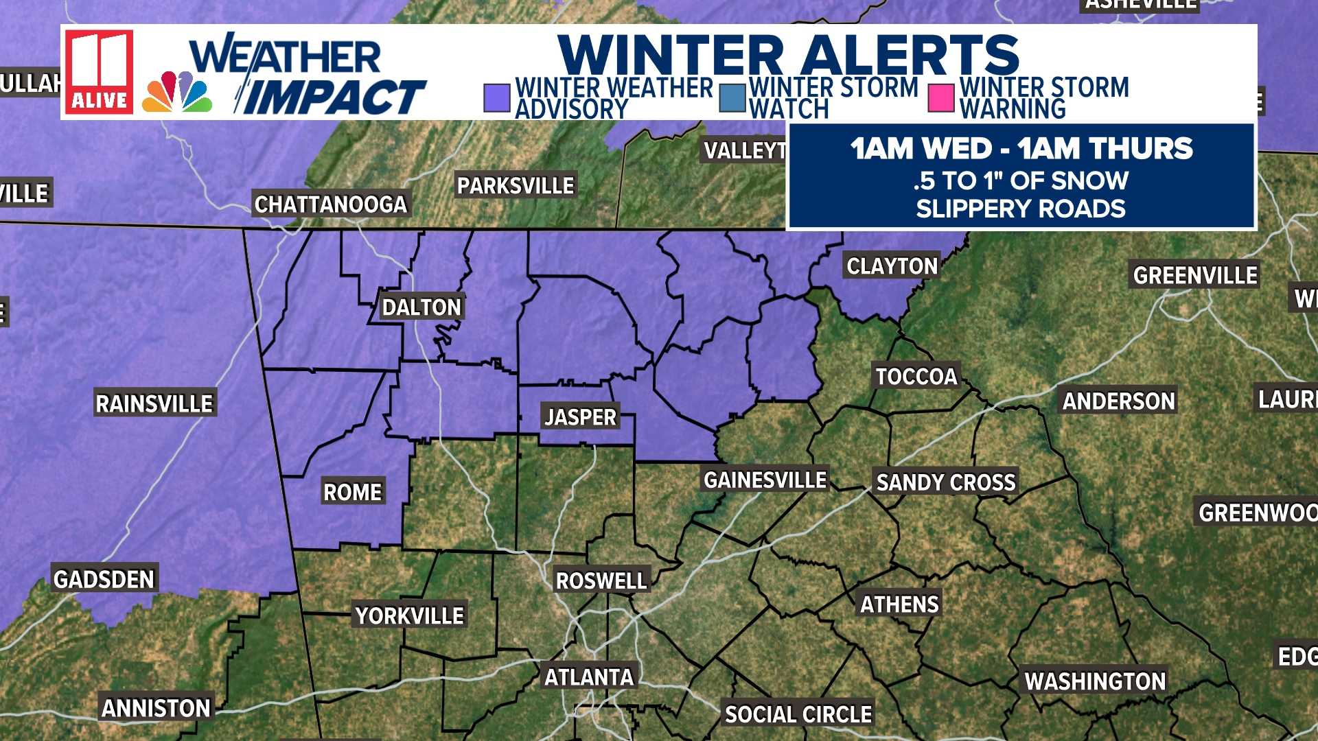 Chattanooga Schools Closures Winter Weather