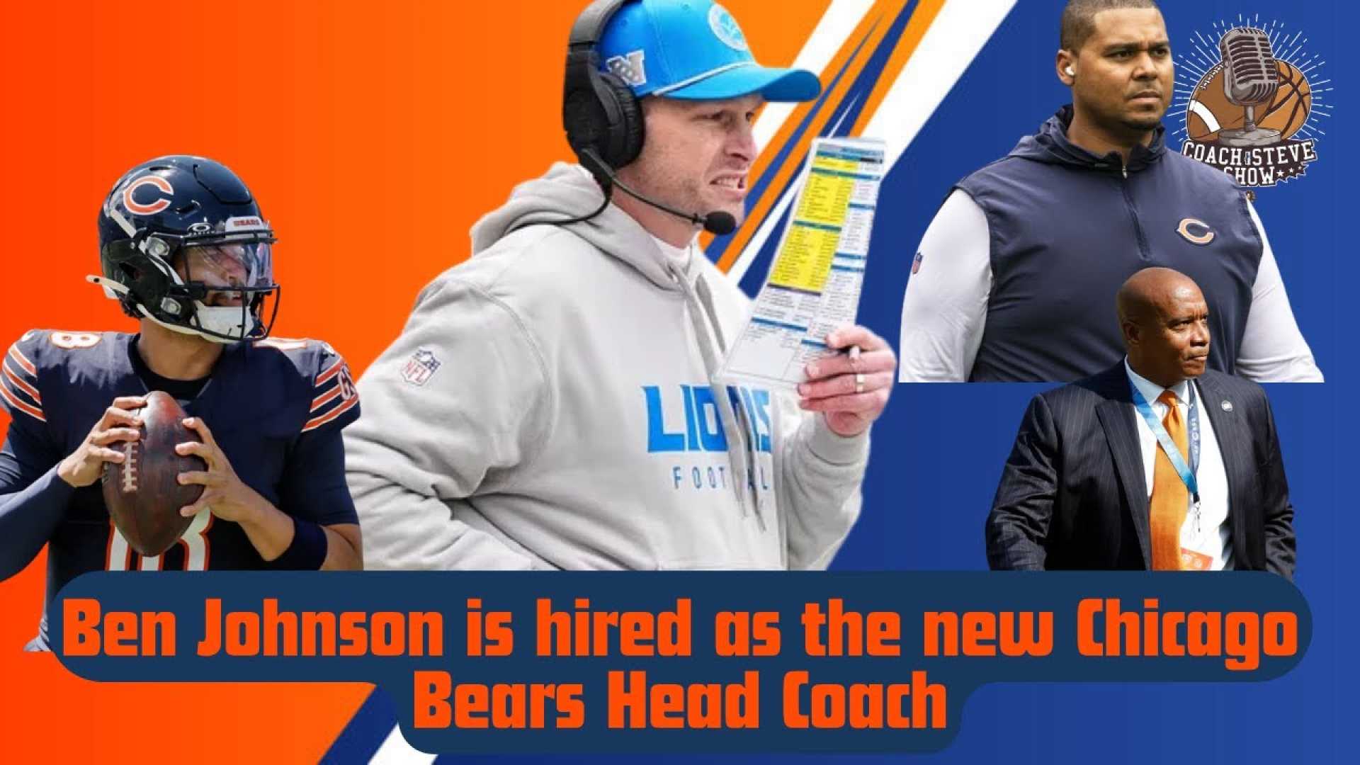 Chicago Bears Football Coach New Hire