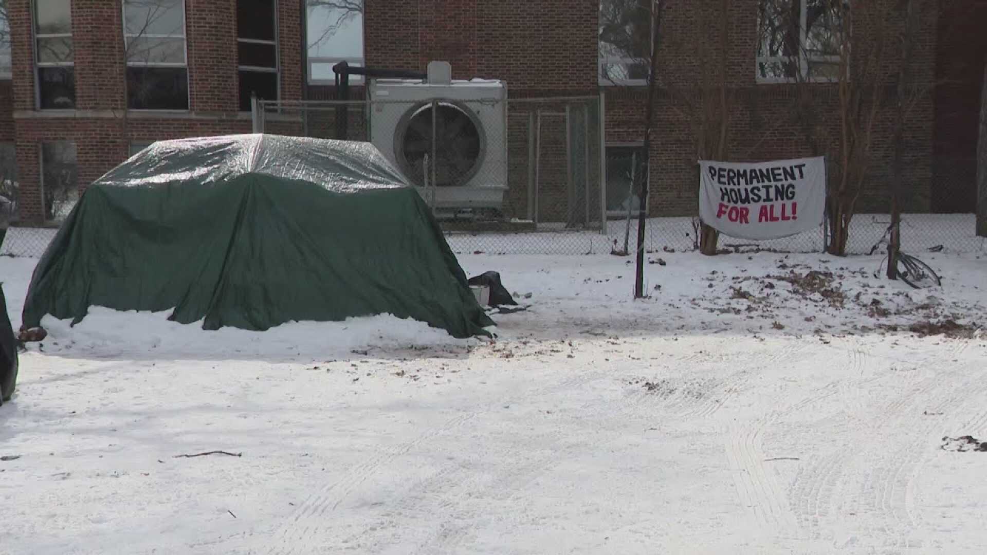 Chicago Homeless Encampment Cleanup Gompers Park