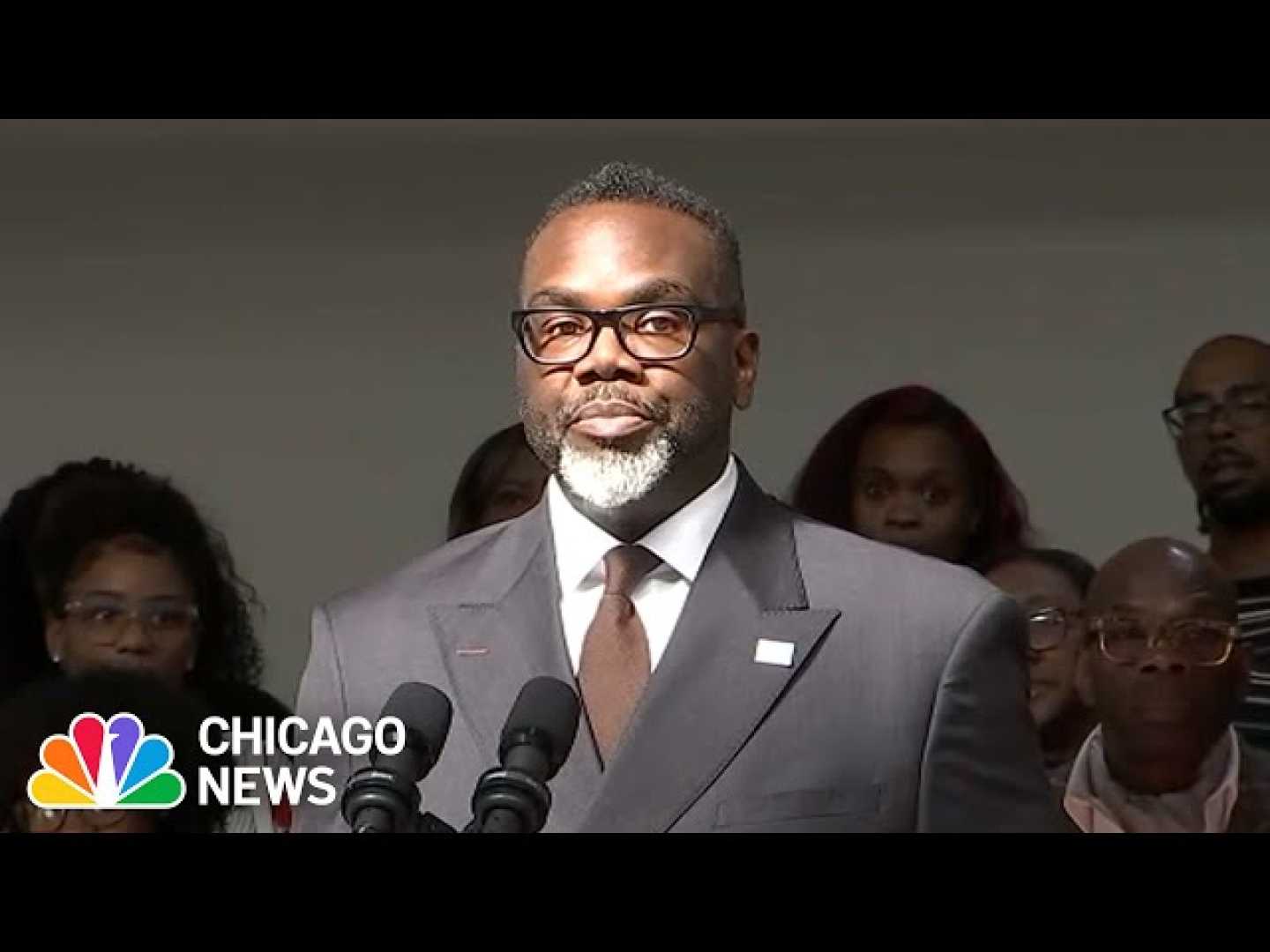 Chicago Mayor Brandon Johnson Press Conference