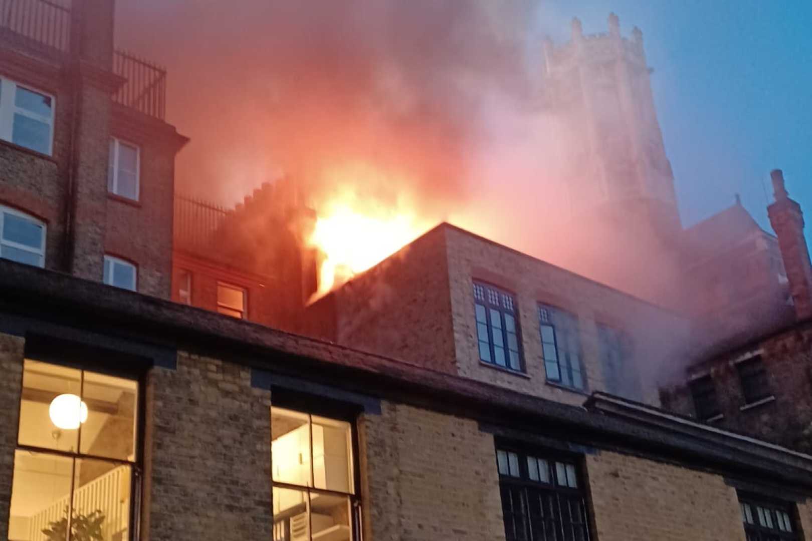 Chiltern Firehouse Fire London February 2025