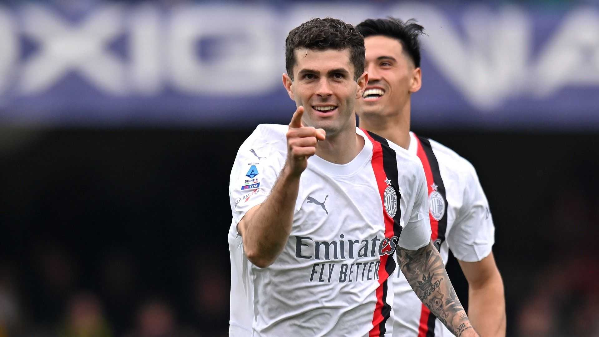 Christian Pulisic Ac Milan Close Up