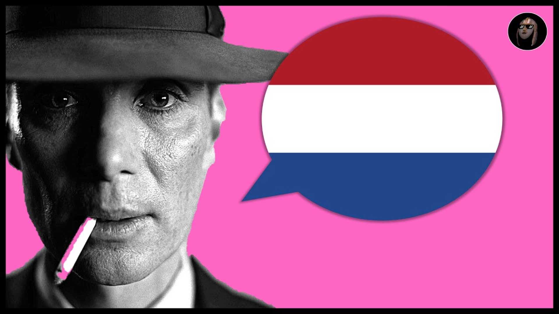 Cillian Murphy As Oppenheimer With Dutch Language Notes