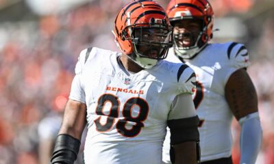 Cincinnati Bengals Sheldon Rankins Playing Football