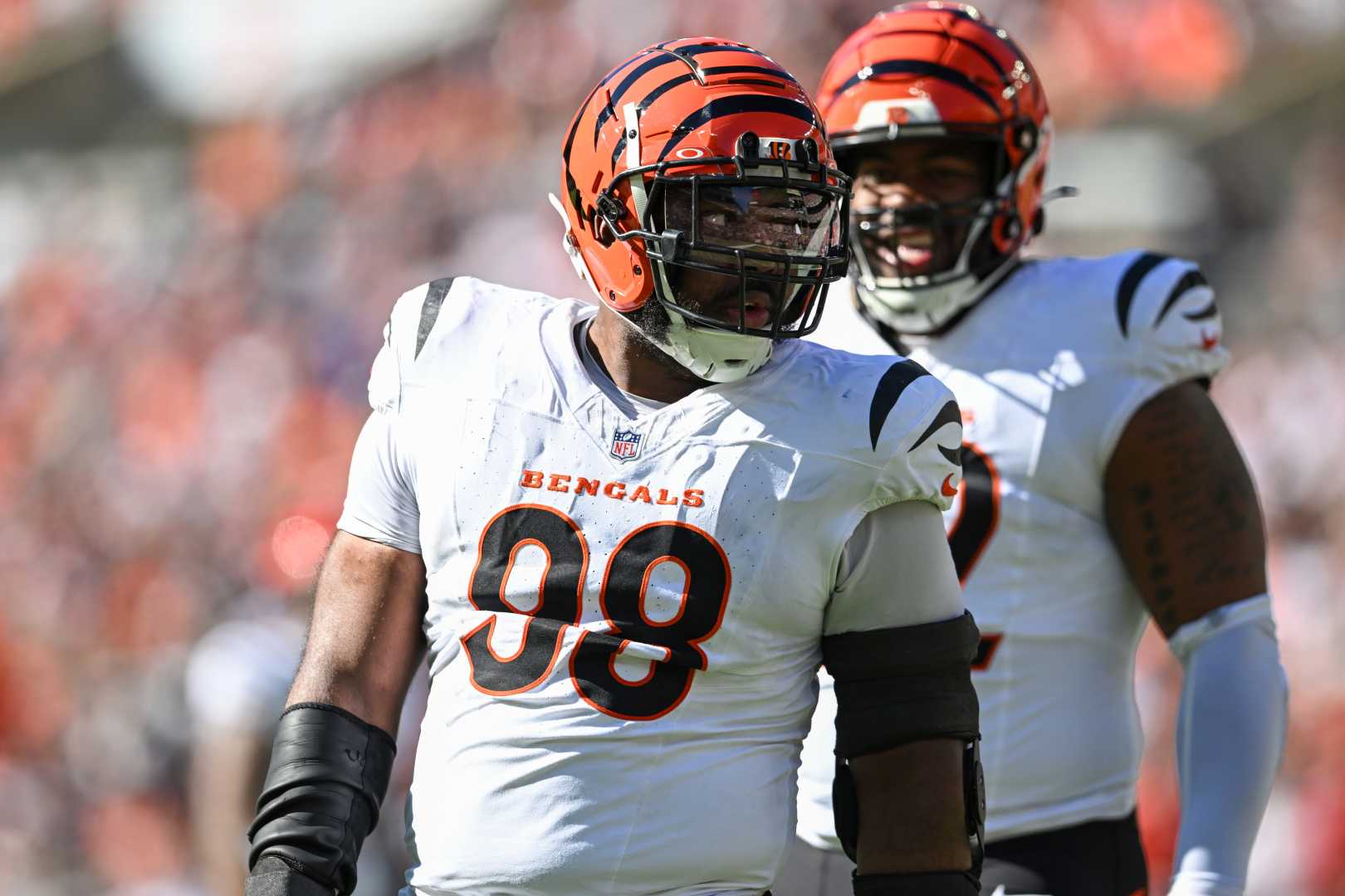 Cincinnati Bengals Sheldon Rankins Playing Football