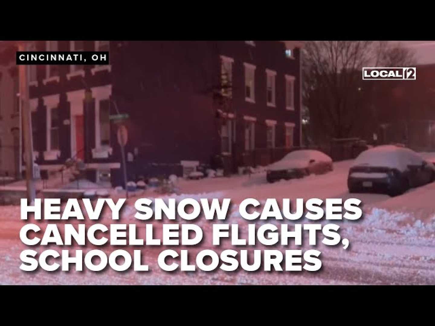 Cincinnati Snowfall School Closures February 2025