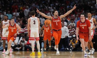 Clemson Tigers Basketball Team Celebration