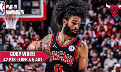 Coby White Playing Basketball In Nba Game