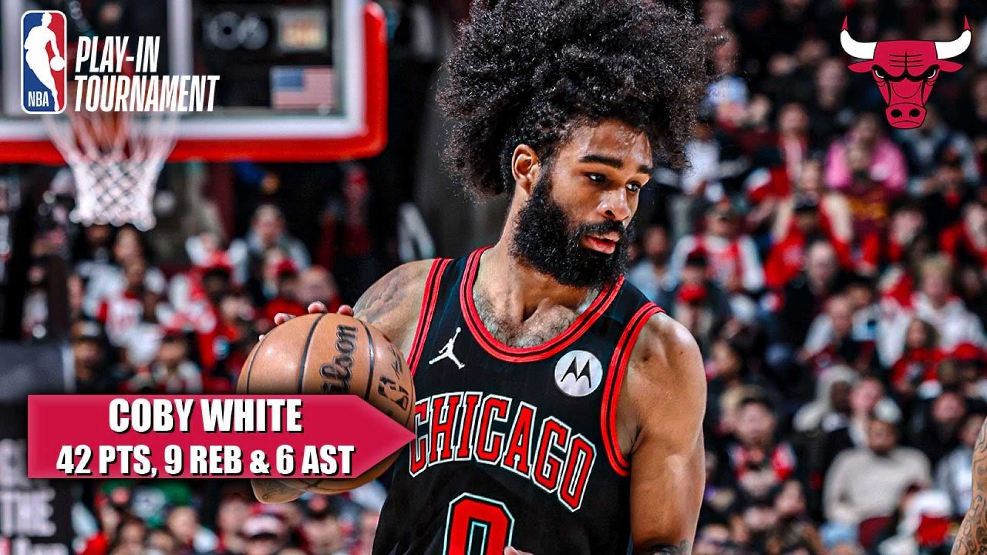 Coby White Playing Basketball In Nba Game