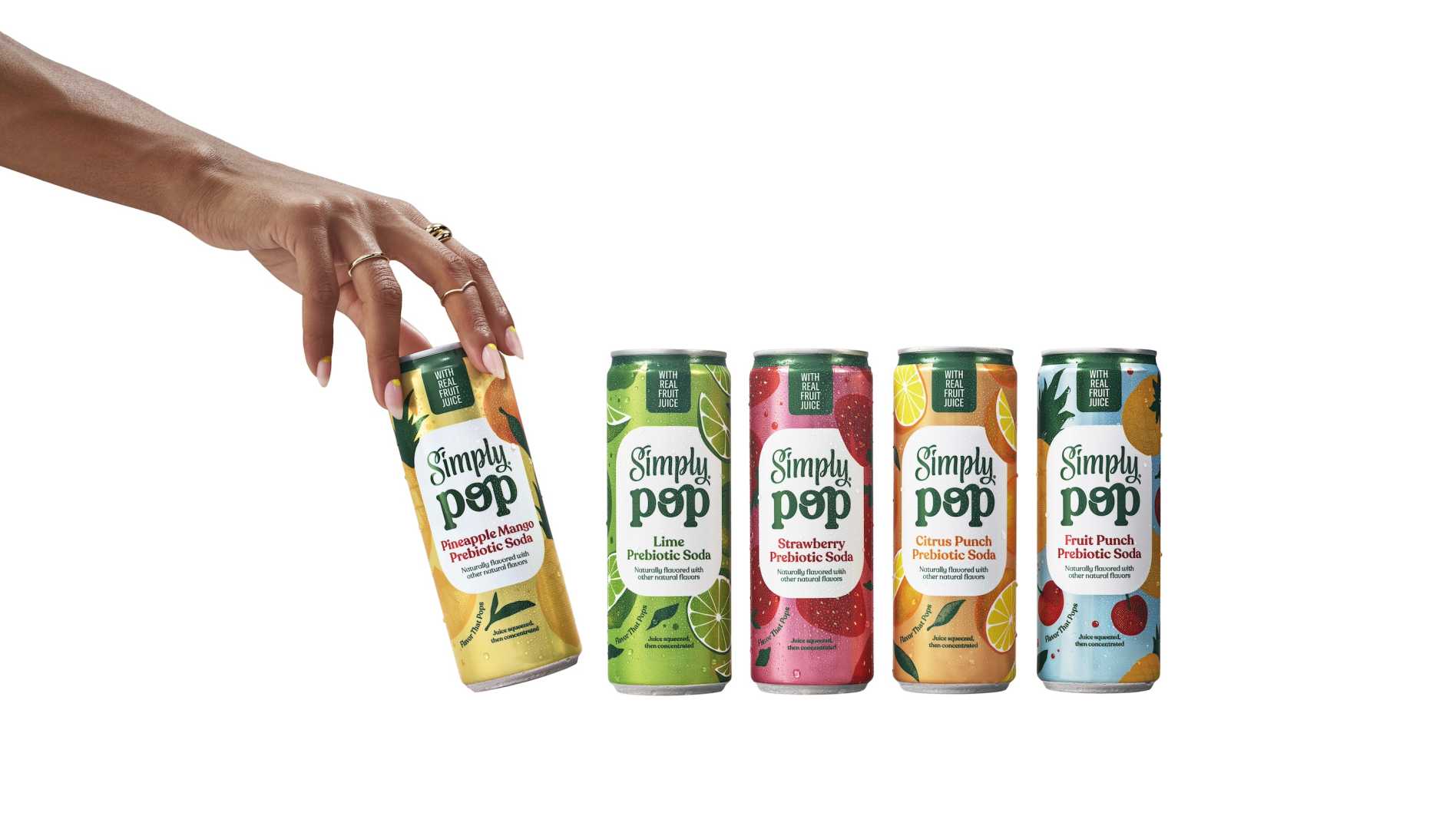 Coca Cola Simply Pop Prebiotic Soda Launch