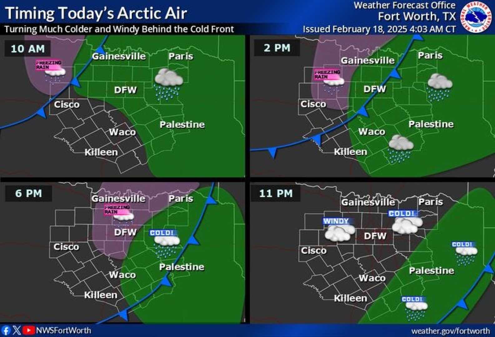 Cold Weather Advisory Cloudy Skies