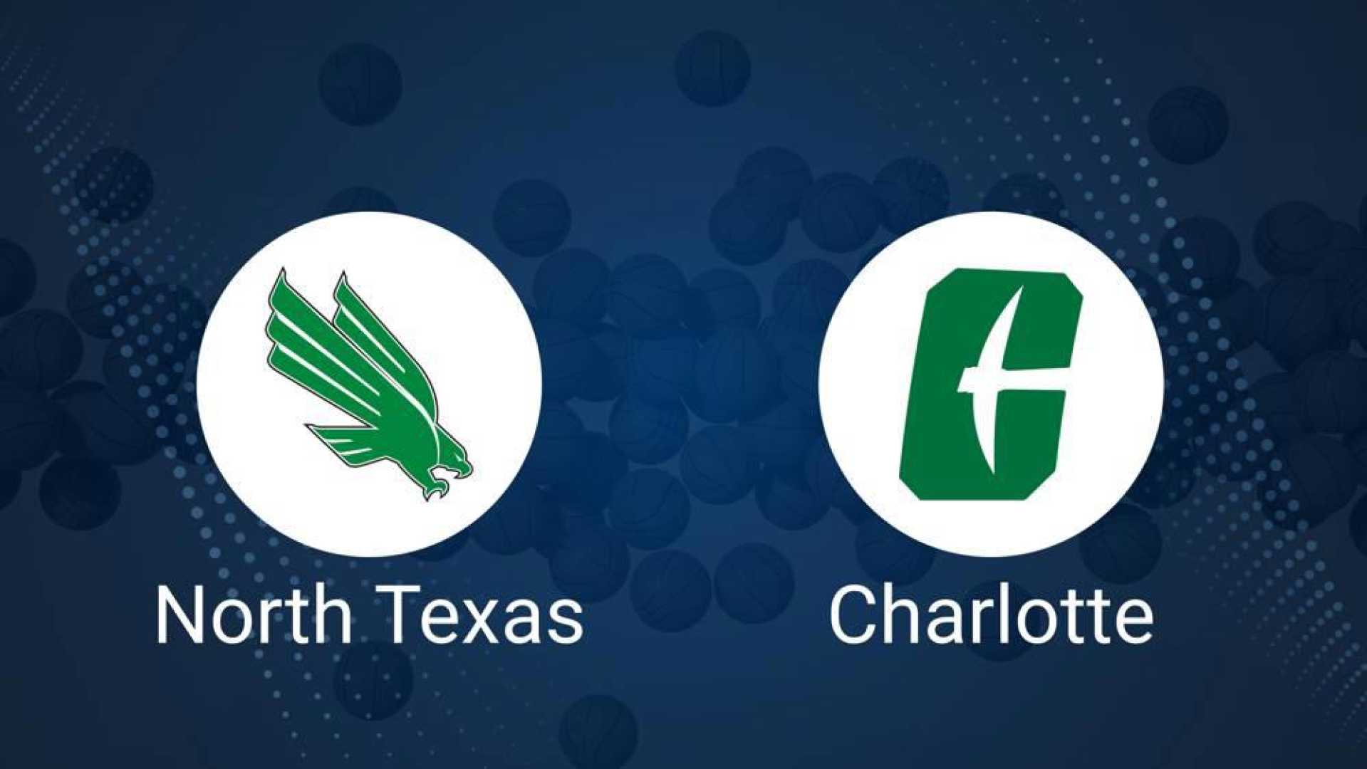 College Basketball North Texas Eagles Charlotte 49ers