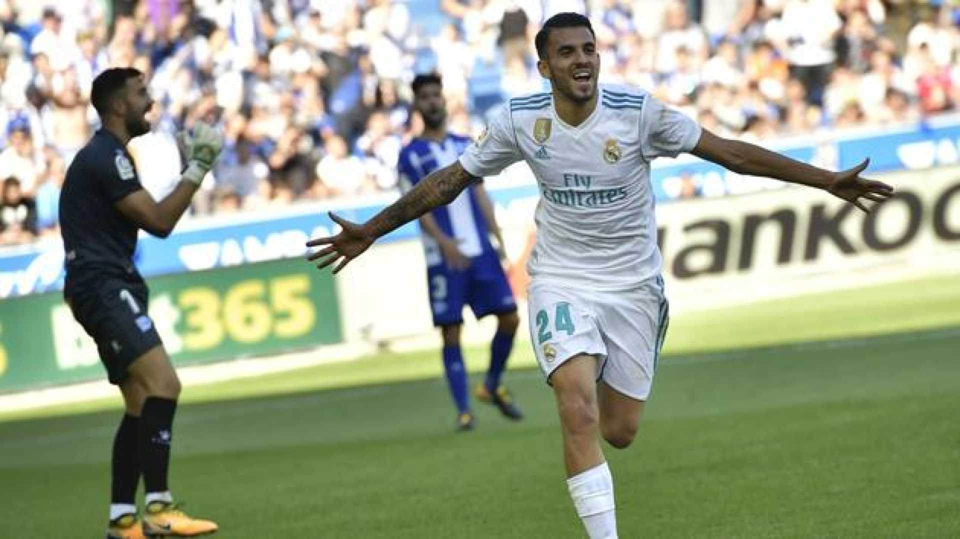 Dani Ceballos Real Madrid Action Shot