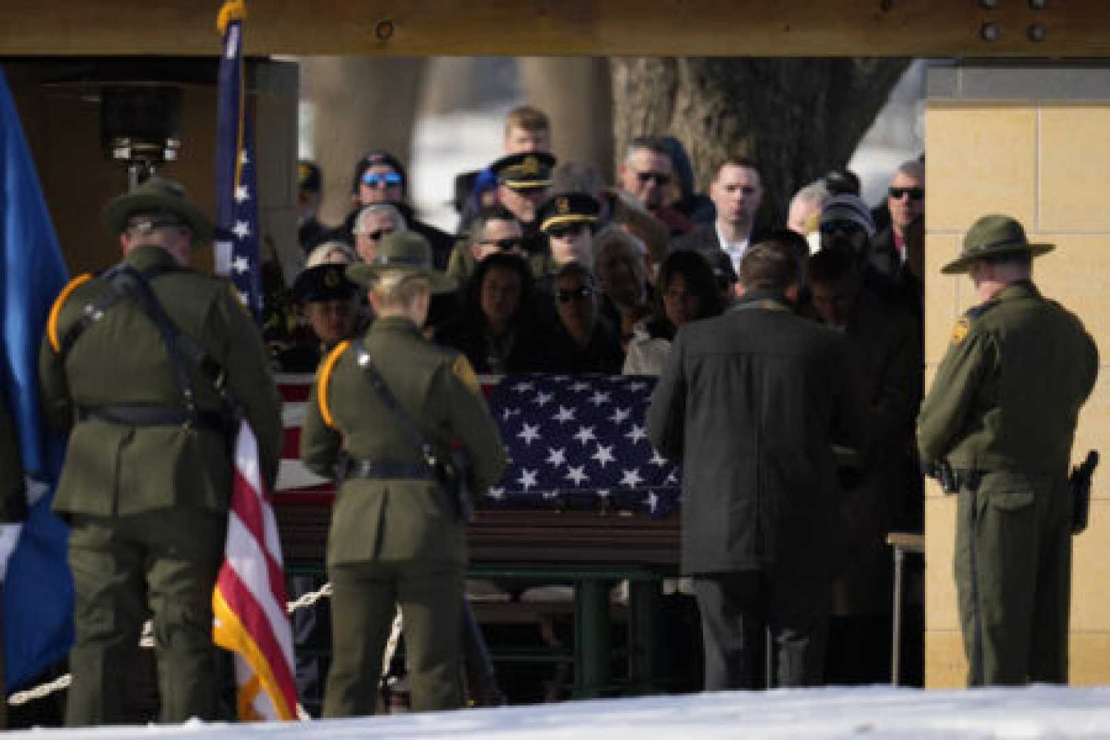 David Maland Funeral Border Patrol Military Honors