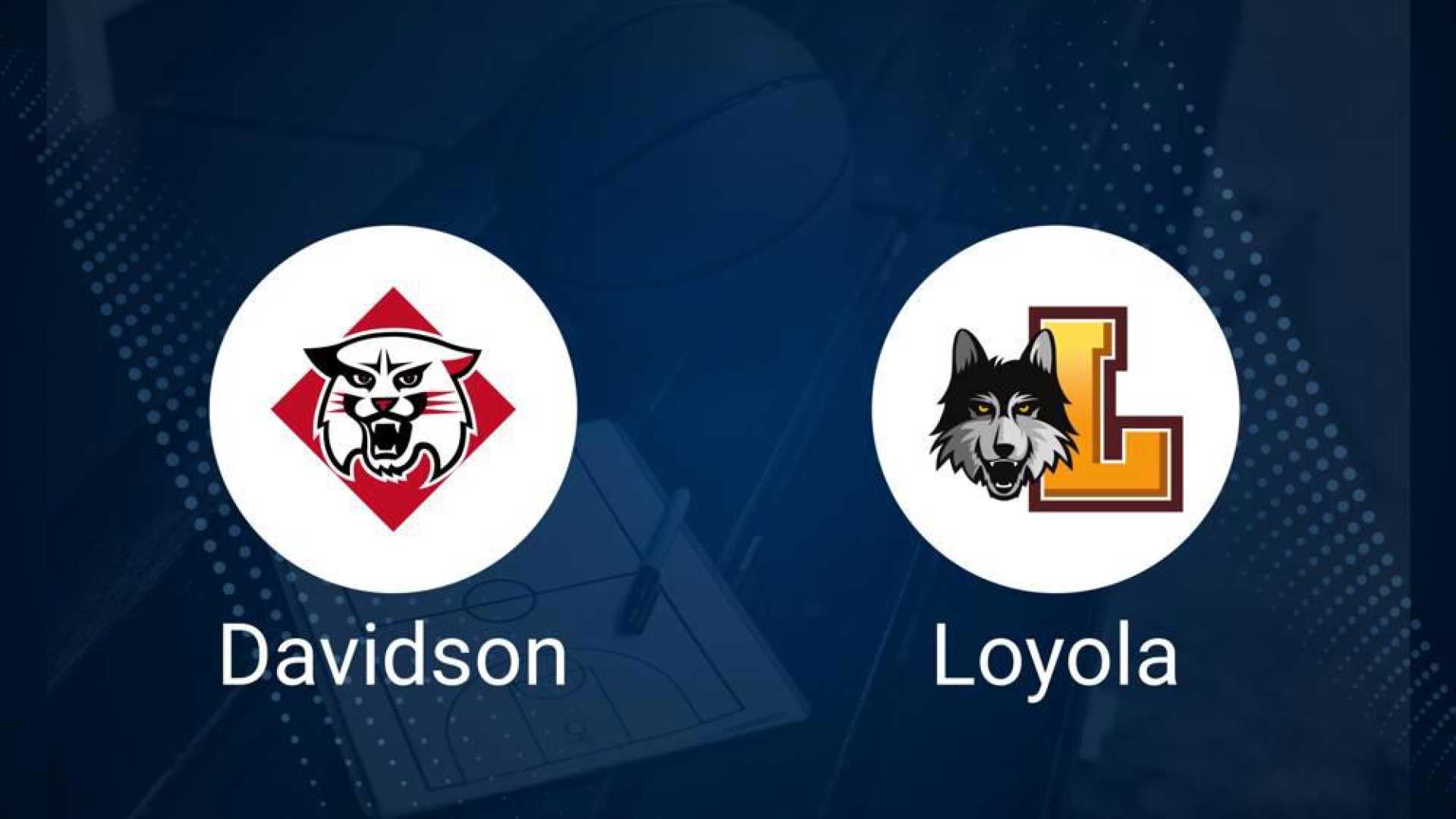 Davidson Wildcats Loyola Chicago Ramblers College Basketball