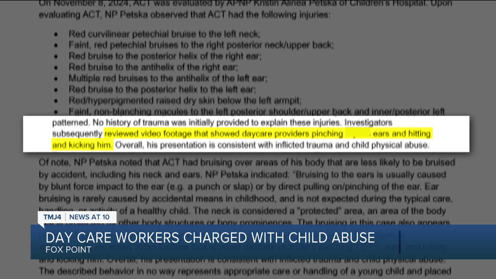 Daycare Child Abuse Investigation Fox Point