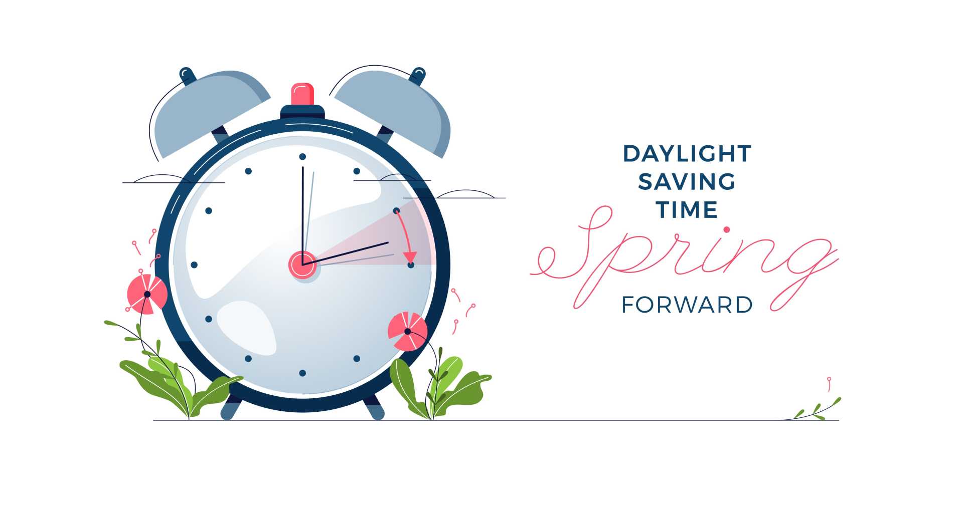 Daylight Saving Time Spring Forward Clocks