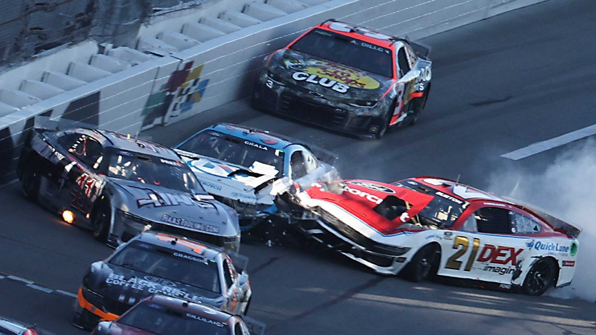 Daytona 500 2024 Crash Turn 3