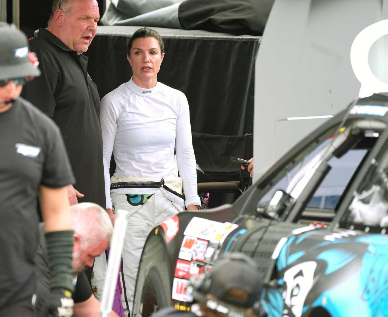 Daytona Speedway Katherine Legge Nascar Practice