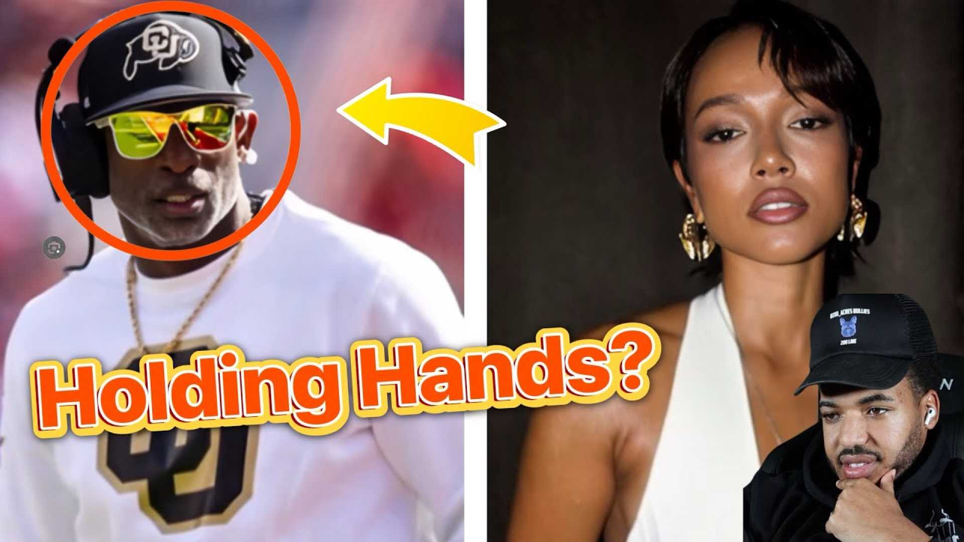 Deion Sanders Karrueche Tran Holding Hands