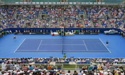 Delray Beach Atp Tournament Tennis Matches Action