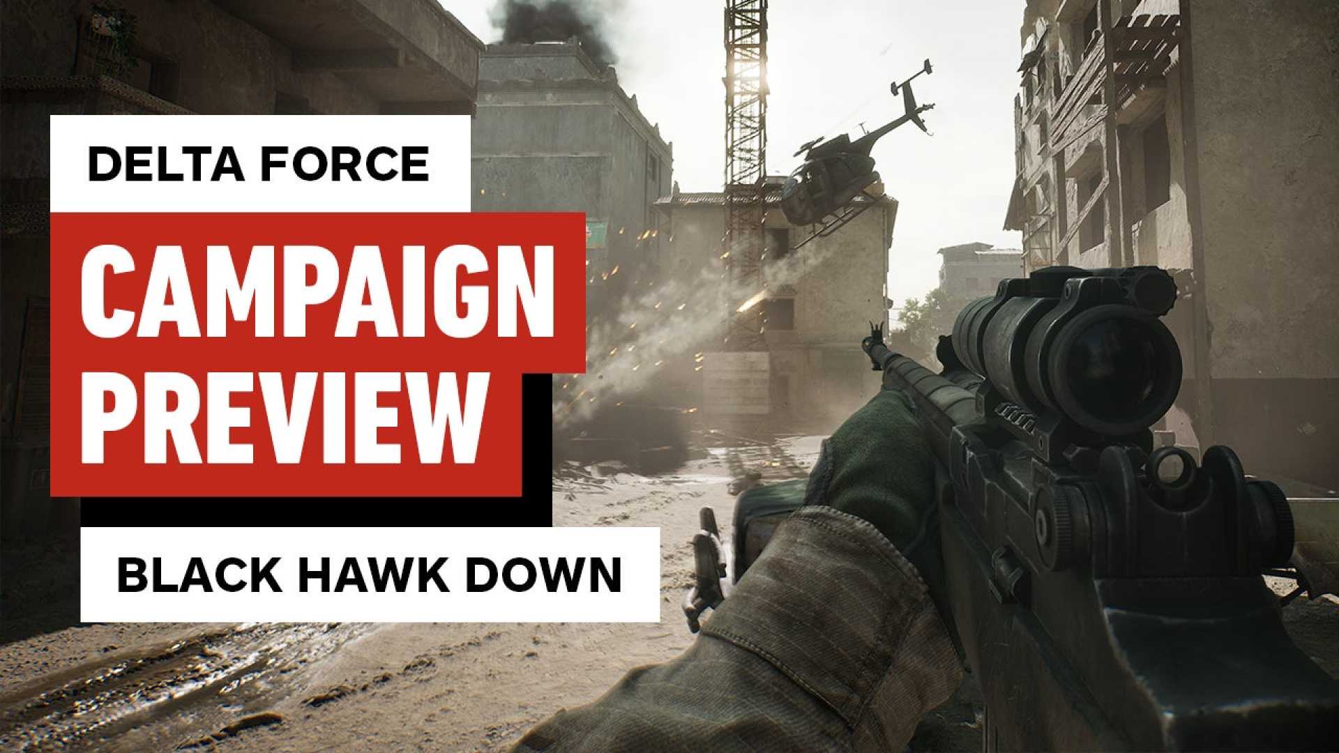 Delta Force Black Hawk Down Game Preview