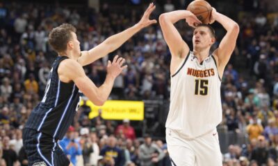 Denver Nuggets Nikola Jokic Three Pointer