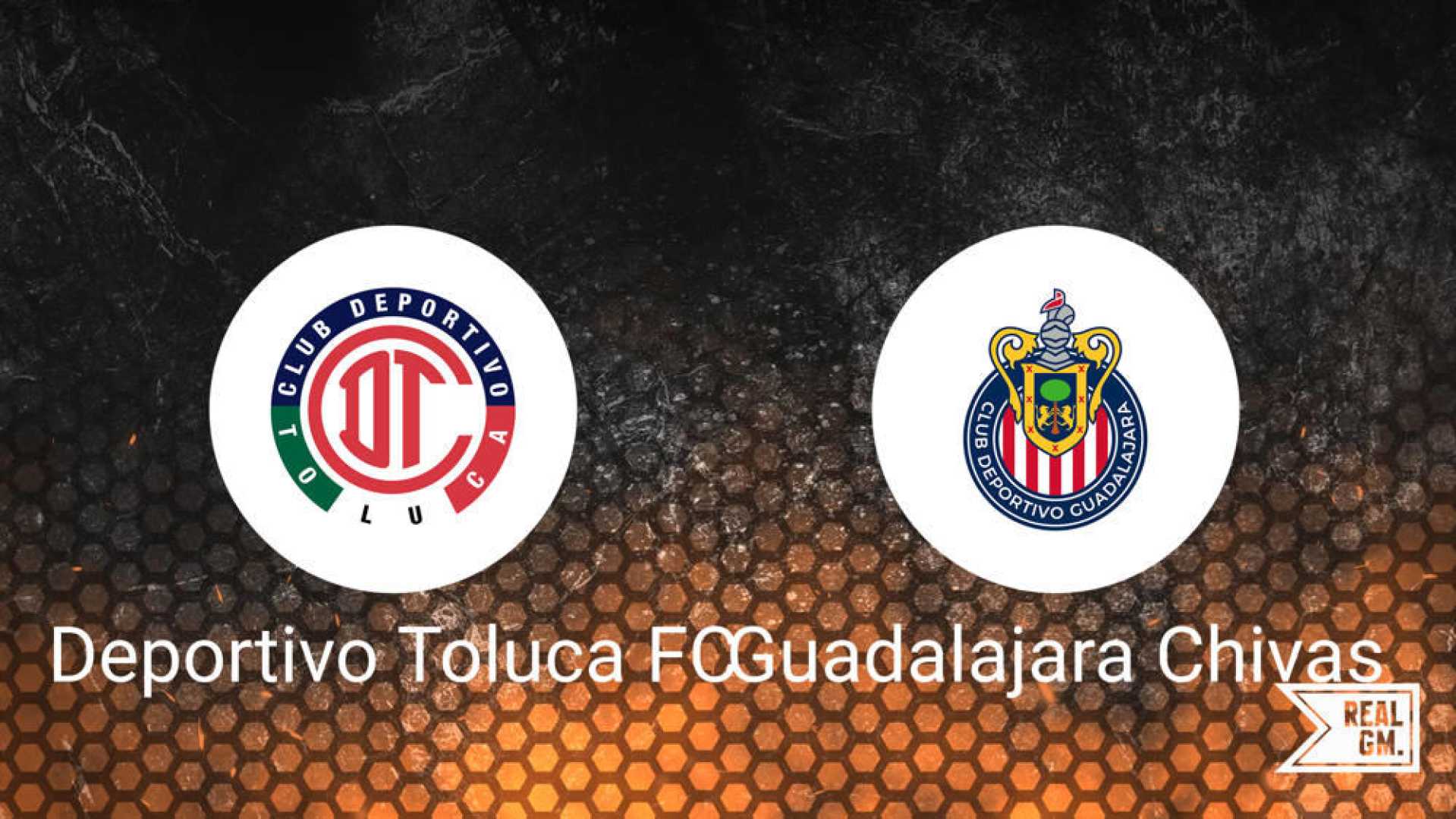 Deportivo Toluca Fc Vs Guadalajara Chivas Liga Mx