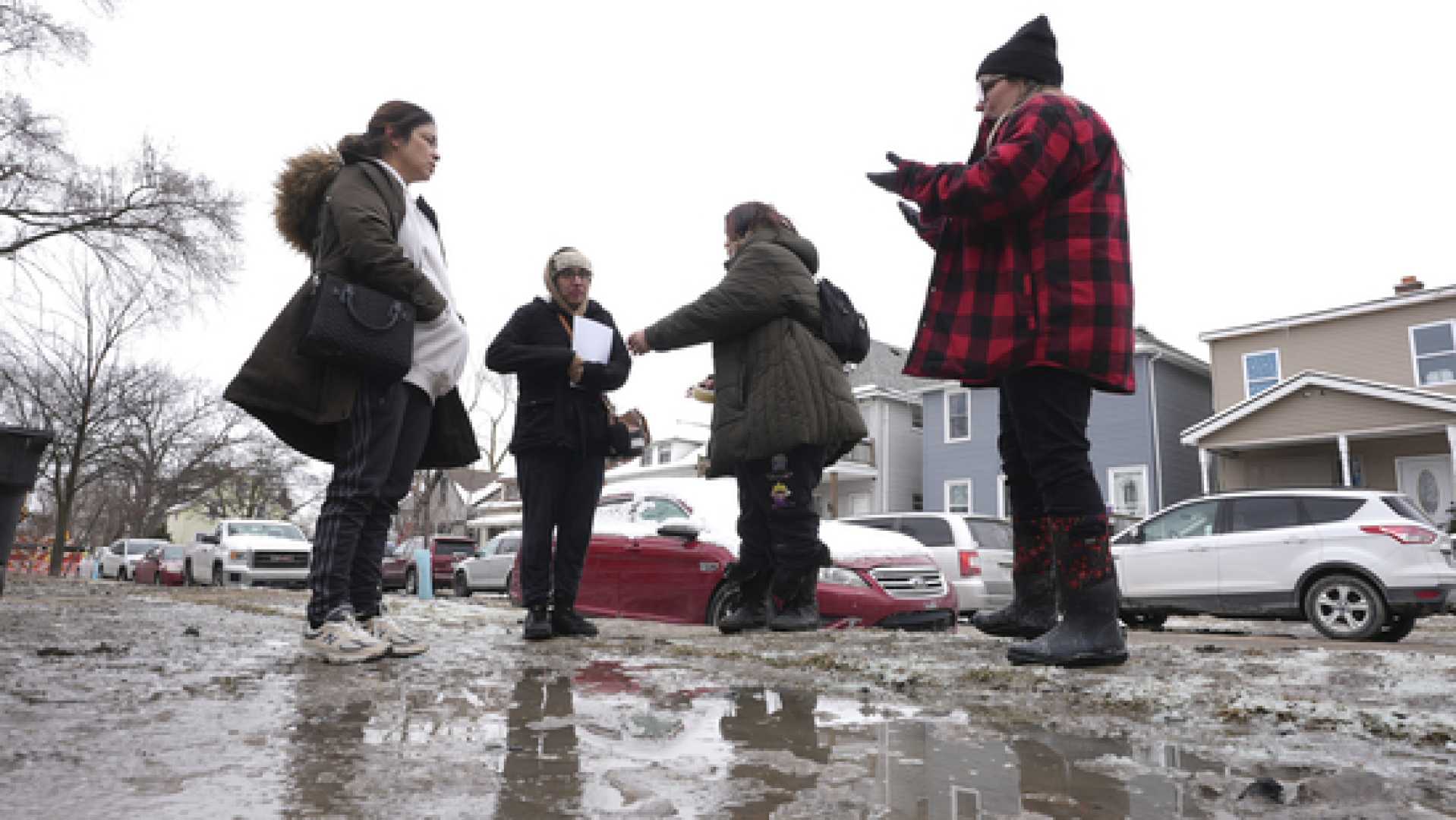 Detroit Water Main Break Flooding February 2025