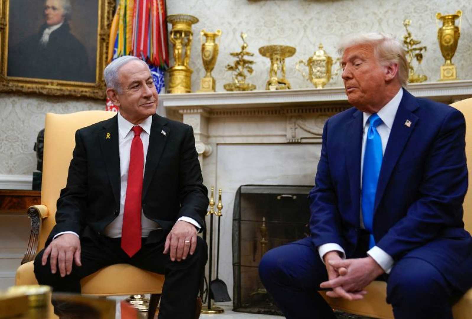 Donald Trump, Benjamin Netanyahu, Gaza Strip Reconstruction