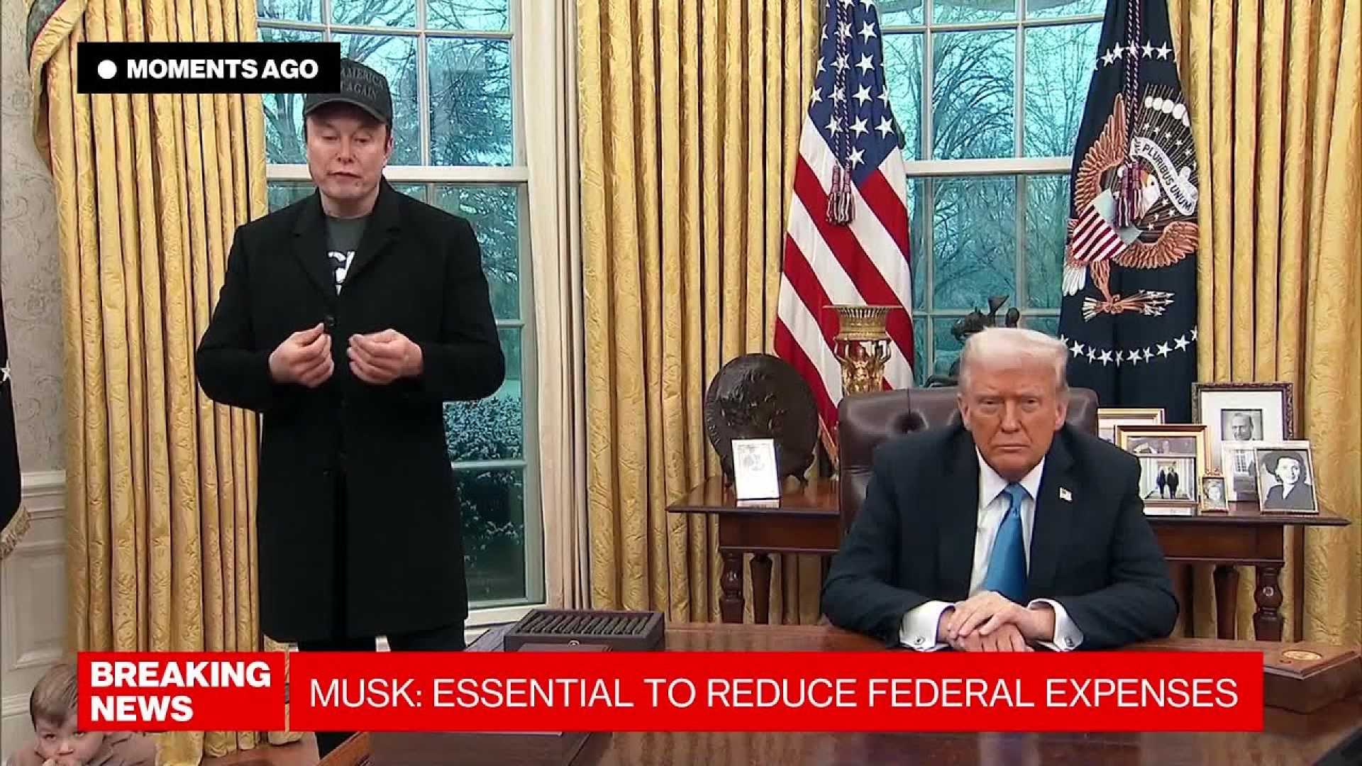 Donald Trump Elon Musk Oval Office