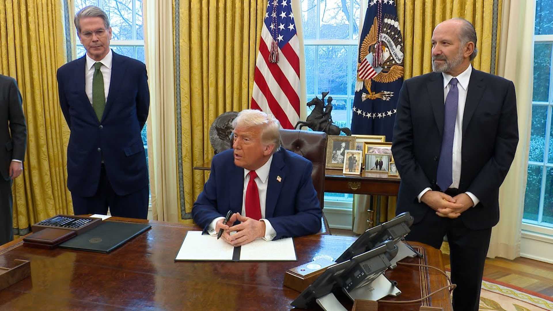 Donald Trump Oval Office Executive Order