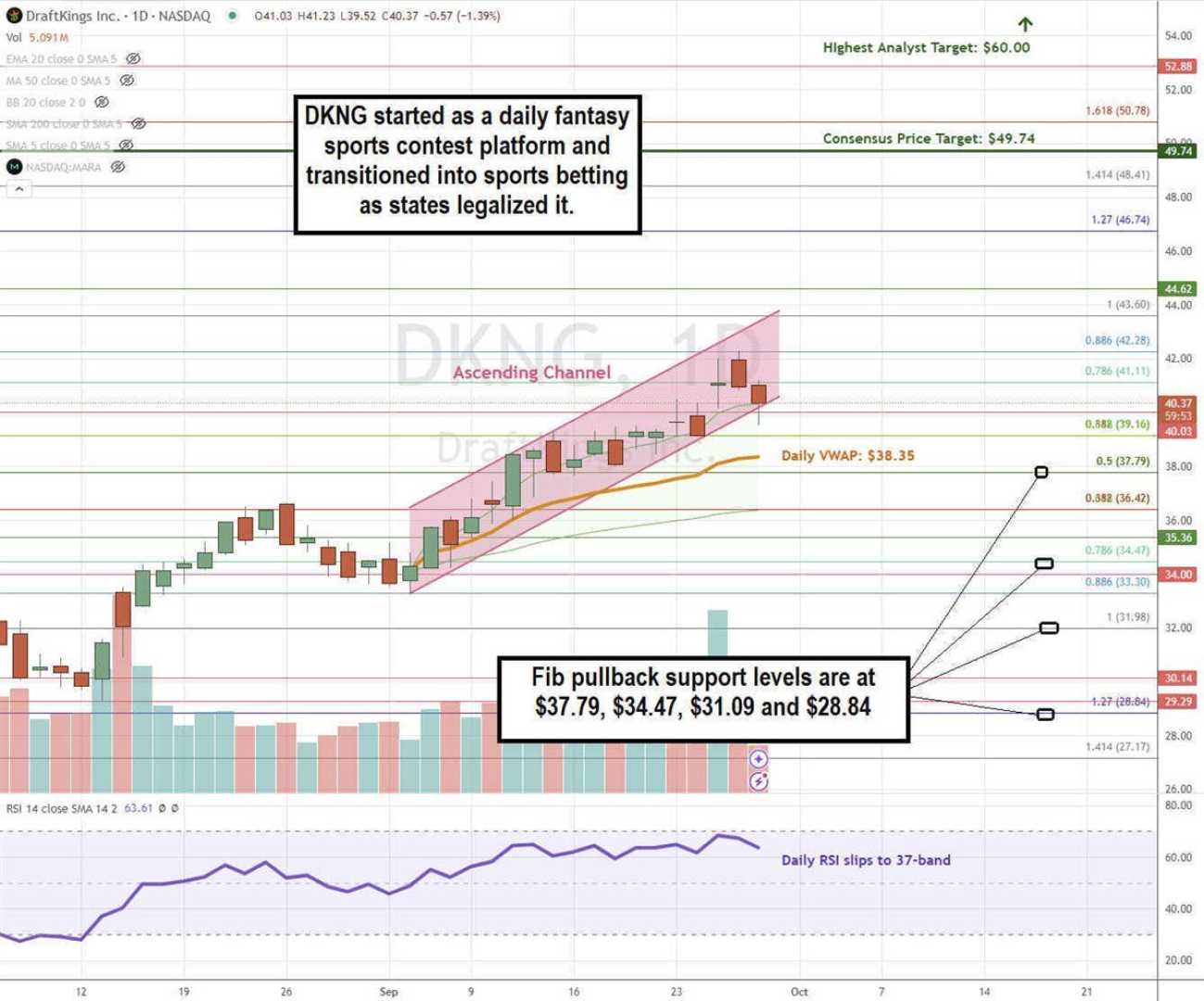 Draftkings Stock Market Report