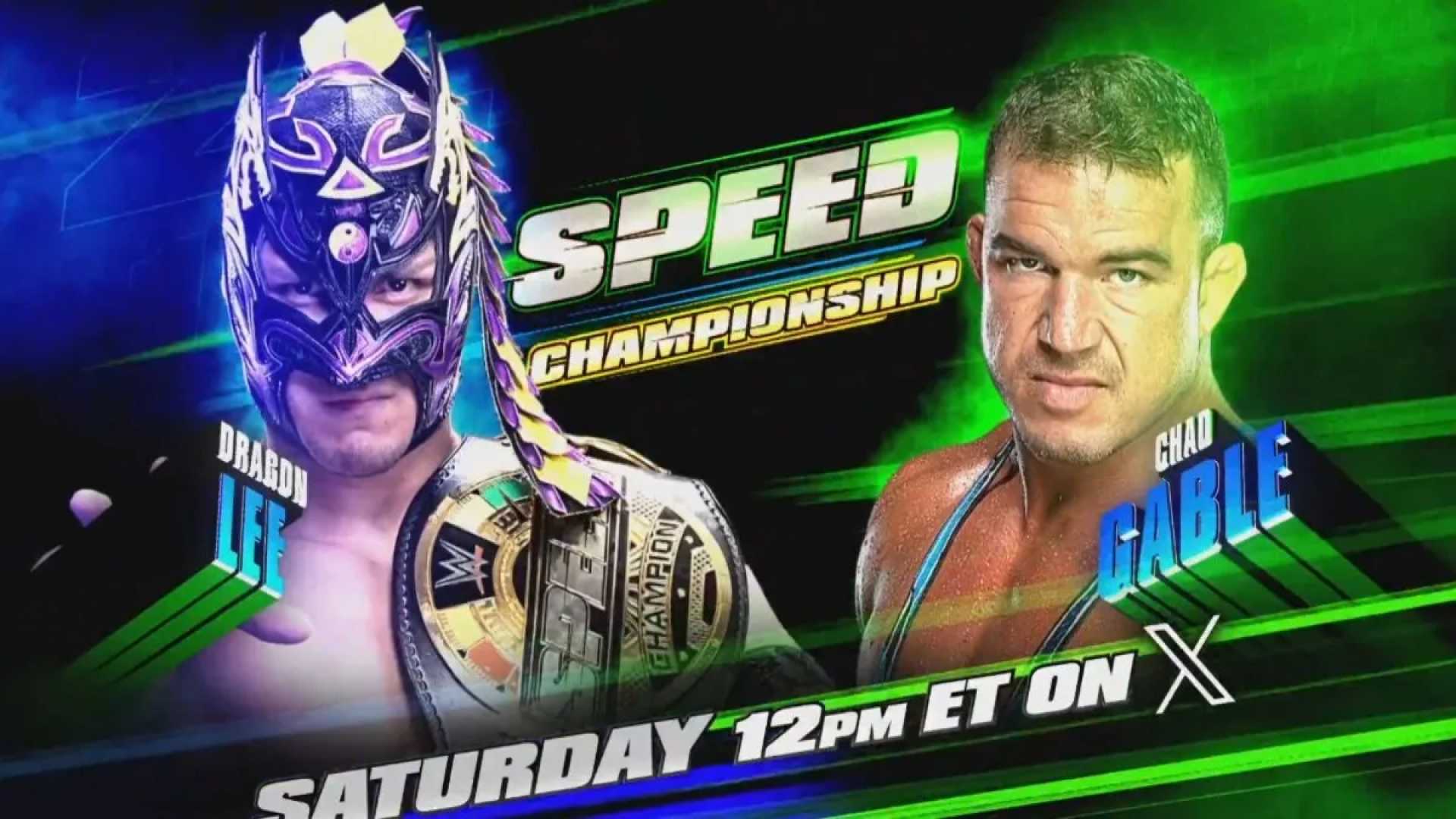 Dragon Lee Wwe Speed Championship Match 2025