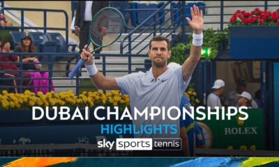 Dubai Tennis Championships Dan Evans Karen Khachanov