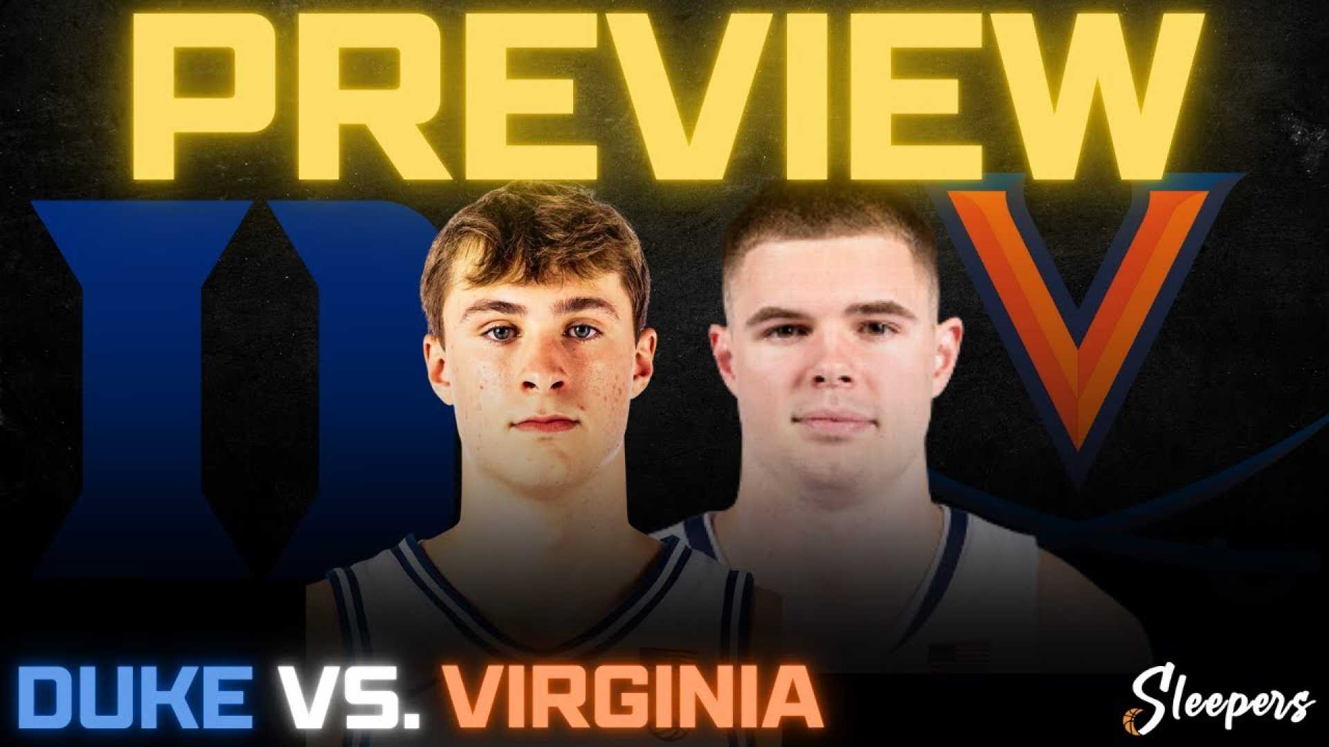 Duke Basketball At Virginia Game Preview