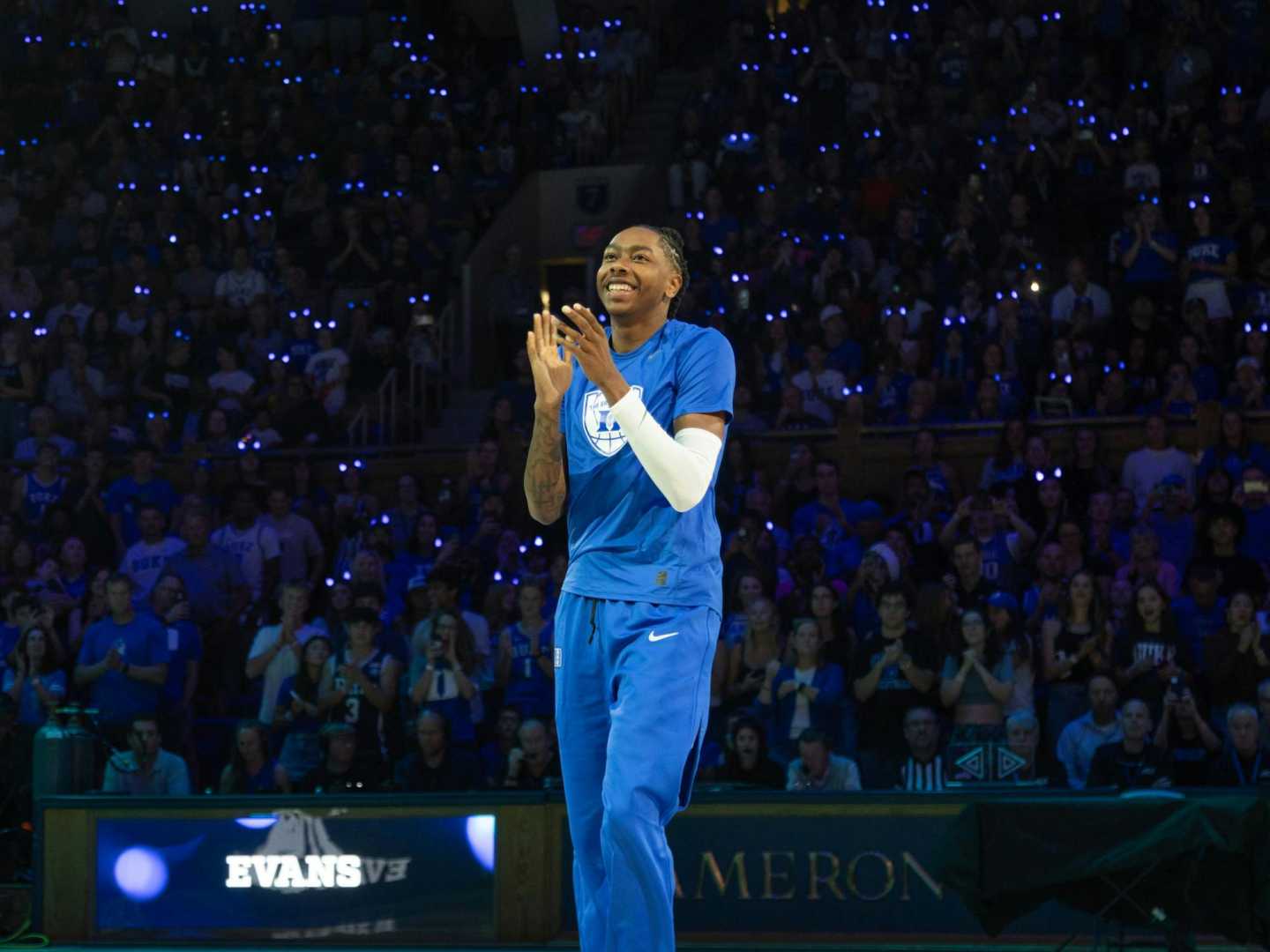 Duke Basketball Isaiah Evans Action Shot