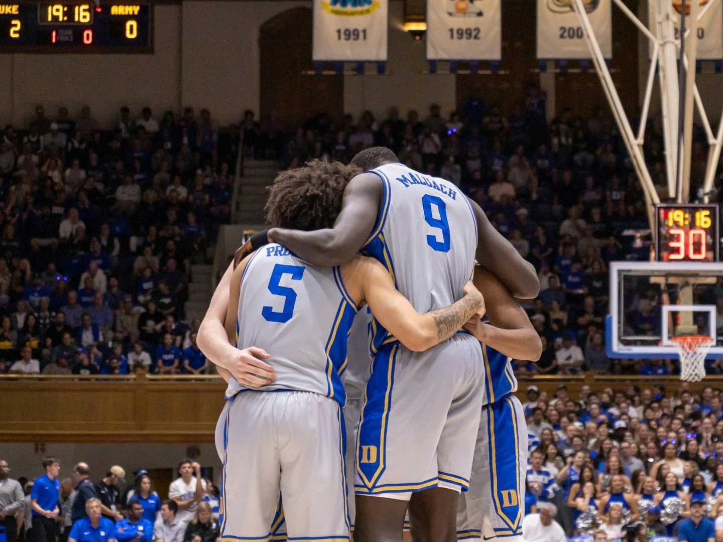 Duke Blue Devils Basketball Game Action