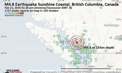 Earthquake B.c. Sunshine Coast 2025