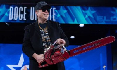 Elon Musk Cpac Chainsaw February 2025