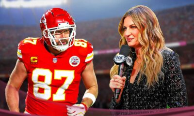 Erin Andrews Travis Kelce Super Bowl