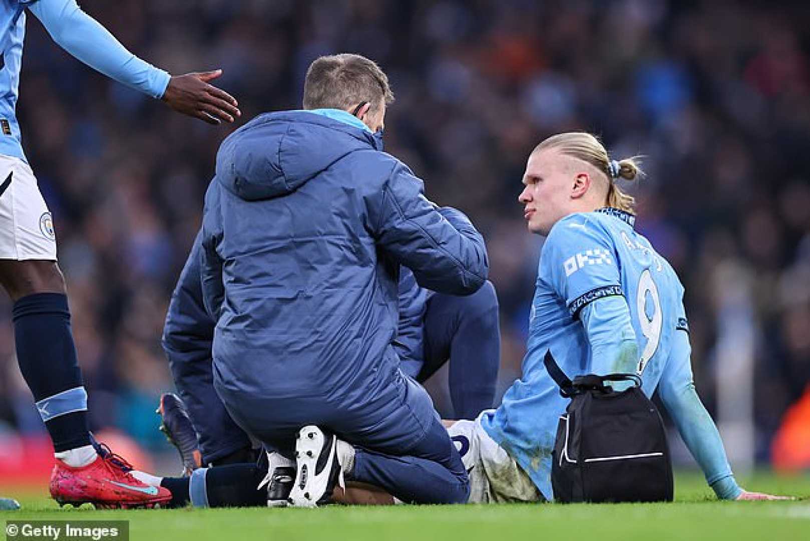 Erling Haaland Manchester City Injury Champions League