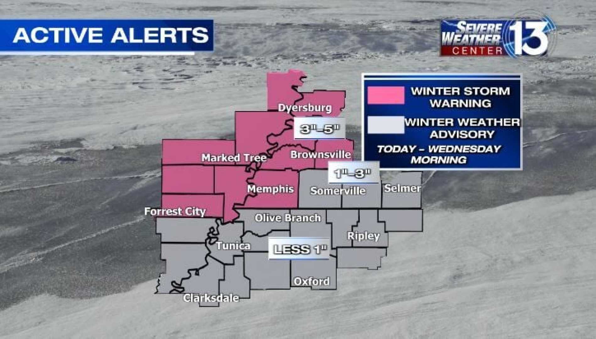 Extreme Cold Memphis Weather Alert