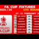 Fa Cup Draw February 2025