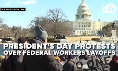 Federal Workers Protest Layoffs Washington