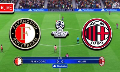 Feyenoord Ac Milan Uefa Champions League Match