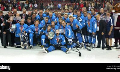 Finnish Hockey Players Team Photo