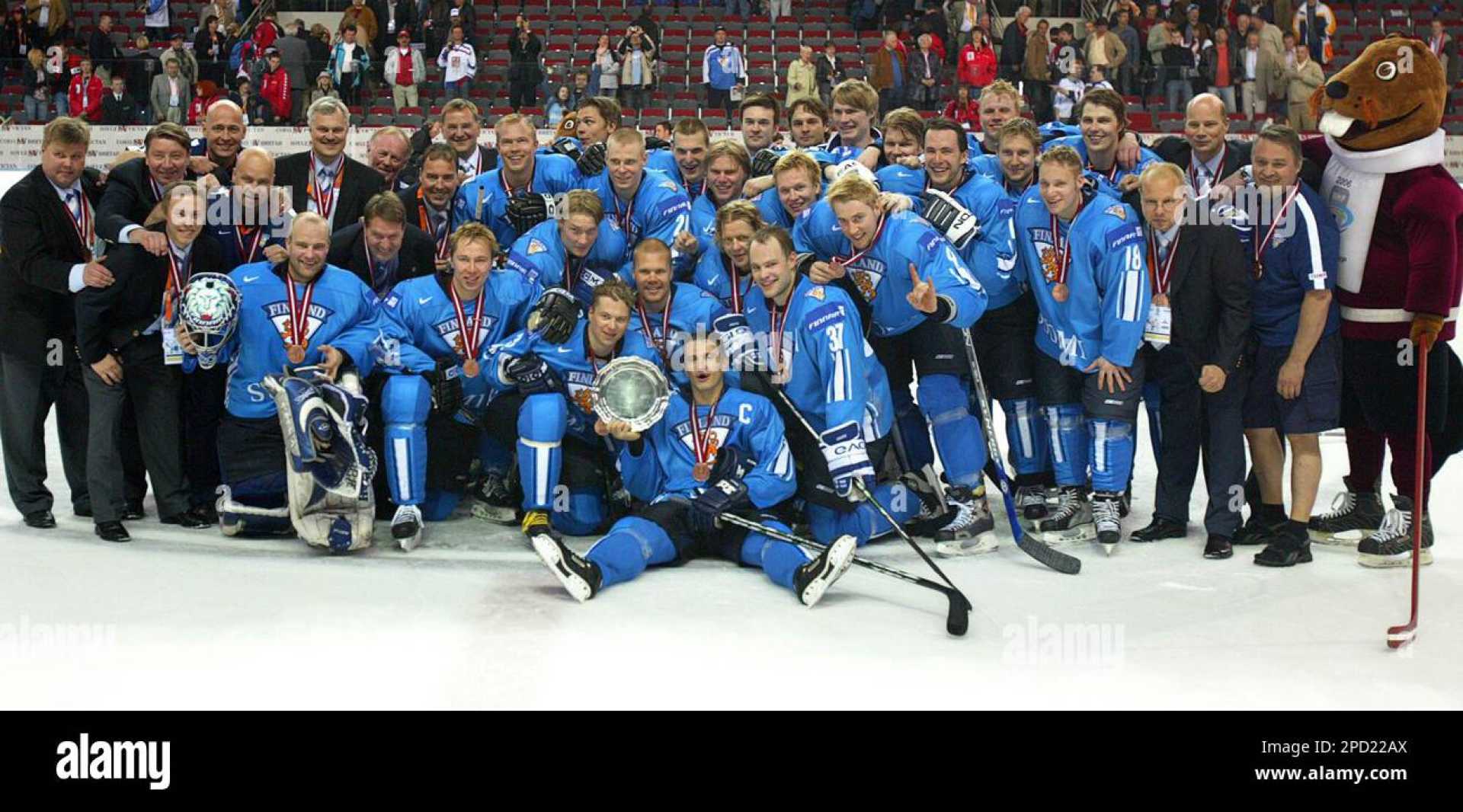 Finnish Hockey Players Team Photo