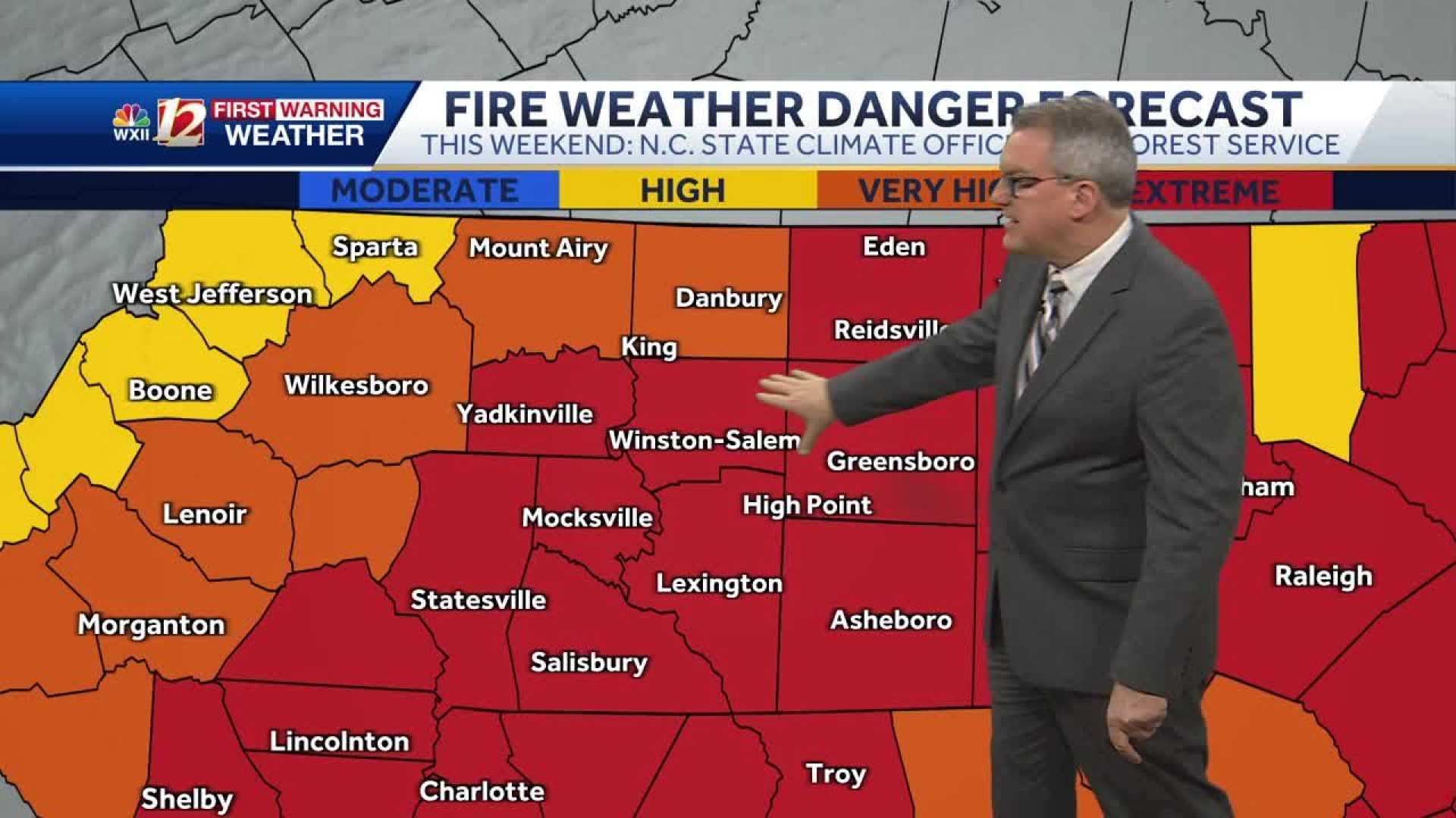 Fire Danger South Carolina North Carolina Weather Warnings